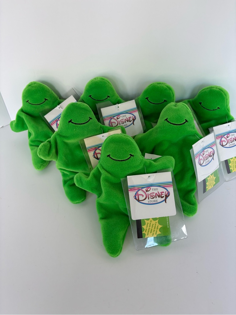 VTG 1997 Disney Store Flubber Bean Bag Plush Toy NWT With Sound Lot of 7
